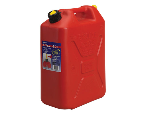 SCEPTER MILITARY STYLE JERRY CAN PETROL RED 20L