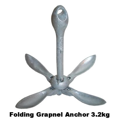 ANCHOR GRAPNEL FOLDING 3.2KG