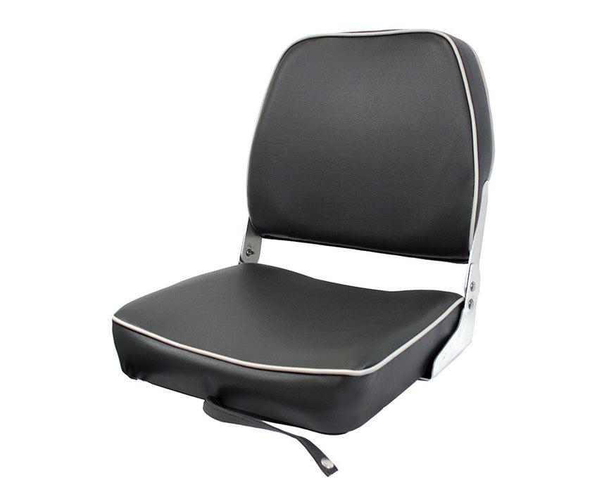 SEAT SC40 FOLD DKGRY/MIDGRY PIPING