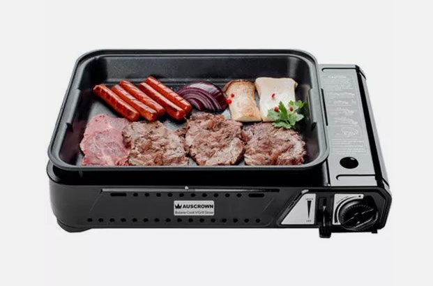 AUSCROWN BUTANE STOVE & PAN (AD8550)