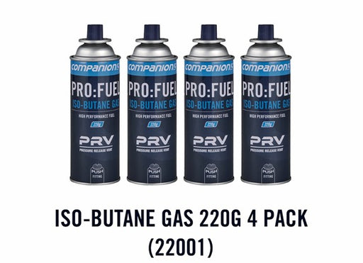 COMPANION PRO-FUEL BUTANE GAS 220G 4 PACK