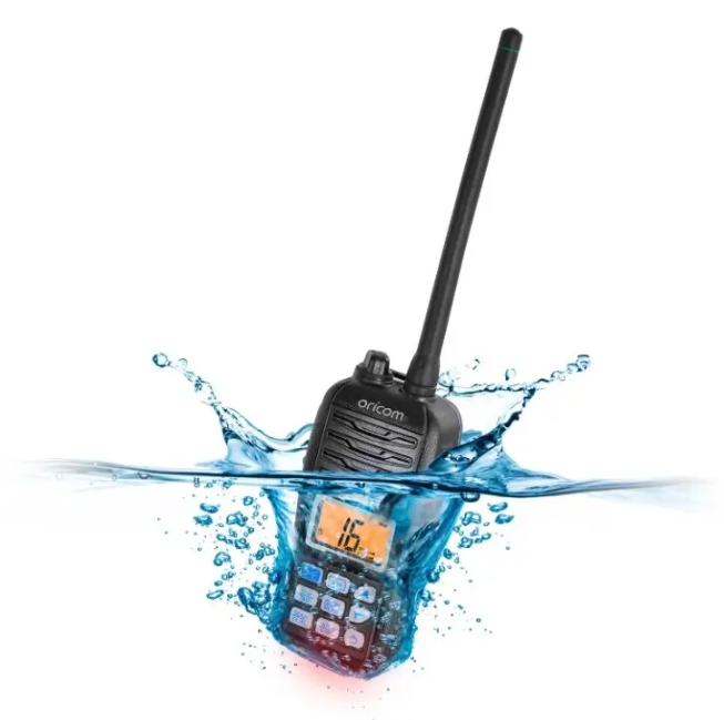 ORICOM VHF 5W MARINE PORTABLE IP67-BLACK