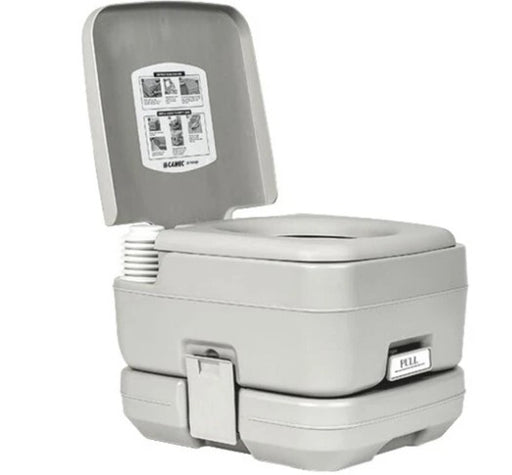 CAMEC PORTABLE TOILET 10L WASTE 12L FRESH MANUAL