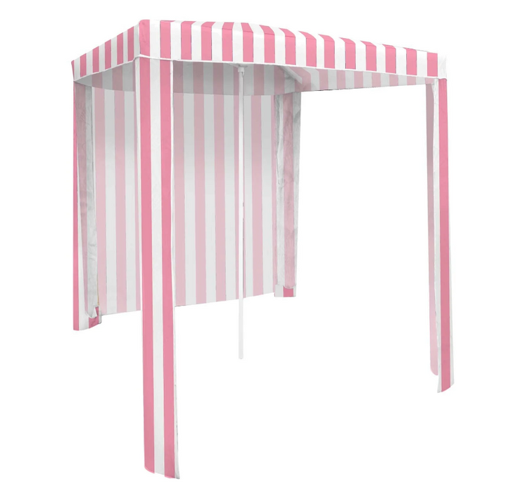 GOOD VIBES HAMPTONS BLUSH BEACH CABANA POLYESTER W BACK WALL 180X180CM