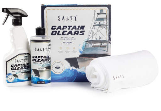 SALTY CAPTAIN CAPTAIN CLEARS - POLYVINYL CLEARS CLANING KIT