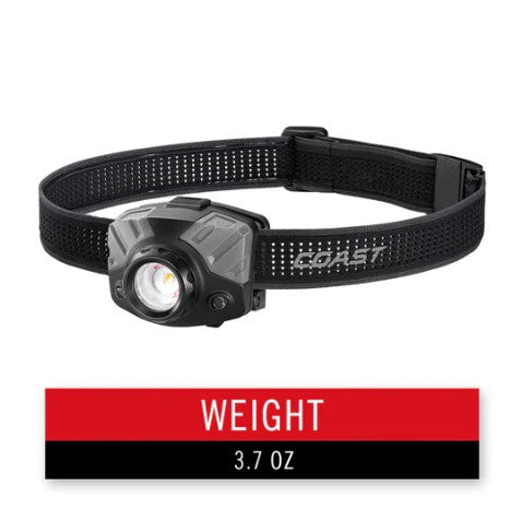 COAST RECHARGEABLE DUAL POWER HEADLAMP 530LUMENS