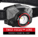 COAST RECHARGEABLE DUAL POWER HEADLAMP 530LUMENS
