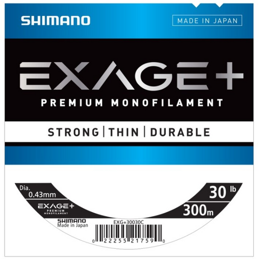 SHIMANO EXAGE+ MONO 0.405MM [LG:300M WT:30LB]
