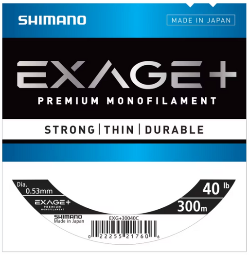 SHIMANO EXAGE+ MONO 0.505MM [LG:300M WT:40LB]