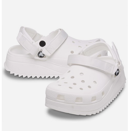 CROCS UNISEX HIKER CLOG WHITE