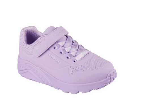 SKECHERS UNO LITE LAVENDER KIDS [SZ:4]