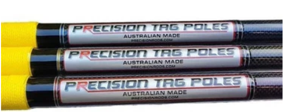 PRECISION RODS TAG POLE [LG:10 FT. CLR:BLUE]