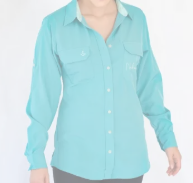 NORTHERN TIDE FISHING SHIRT KINGFISHER [SZC:XS]