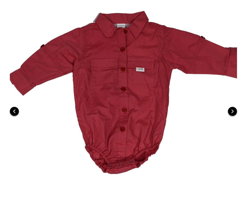 RUGRAT & CO. RED ROMPER [SZC:6 MONTH]