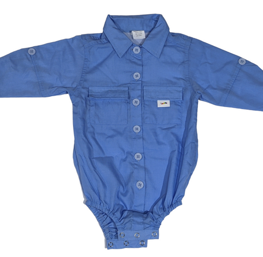 RUGRAT & CO. BLUE ROMPER [SZC:6 MONTH]