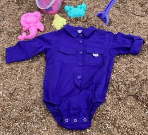 RUGRAT & CO. PURPLE ROMPER [SZC:6 MONTH]