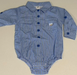 RUGRAT & CO. BLUE GINGHAM ROMPER [SZC:6 MONTH]