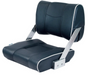 SEAT ST45 FLIP BACK DK BLUE/OFF WHITE PIPING [CLR:DK BLUE/OFF WHITE PIPING]