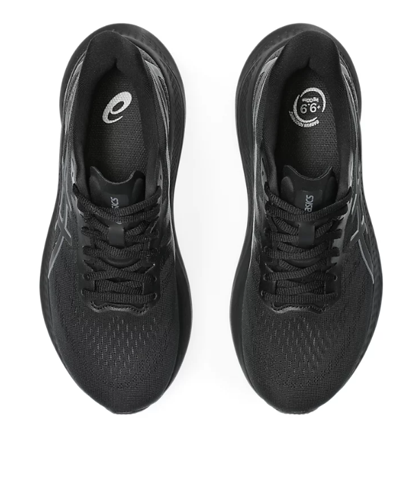 ASICS WOMENS GT-2000 12 (D WIDE) BLACK / BLACK [SZ:6]