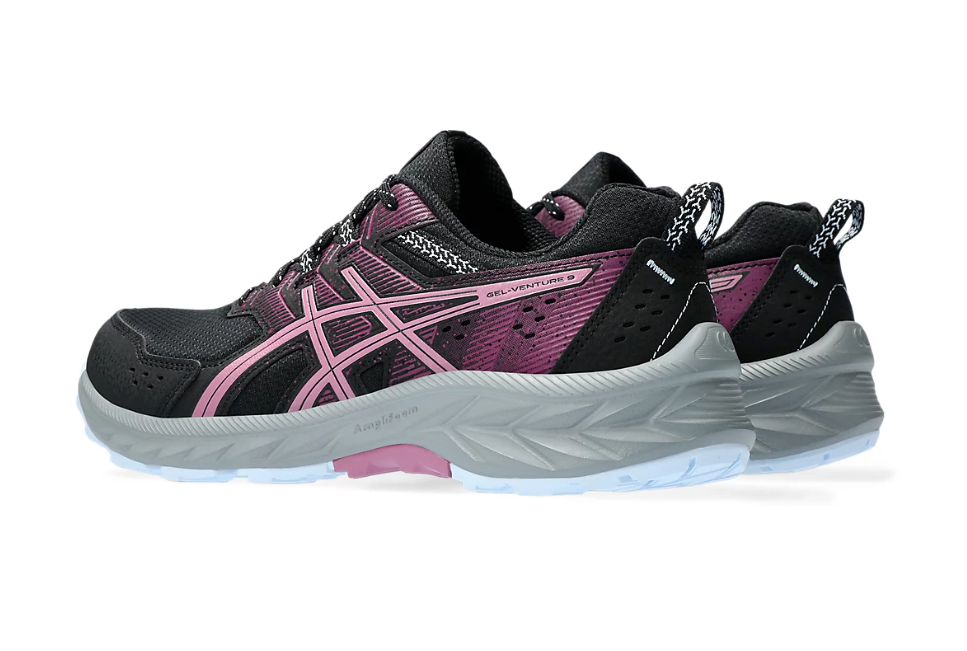 ASICS WOMENS GEL-VENTURE 9 BLACK / SOFT BERRY [SZ:7]