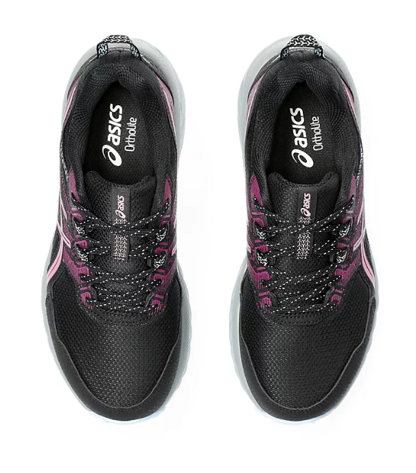ASICS WOMENS GEL-VENTURE 9 BLACK / SOFT BERRY [SZ:7]