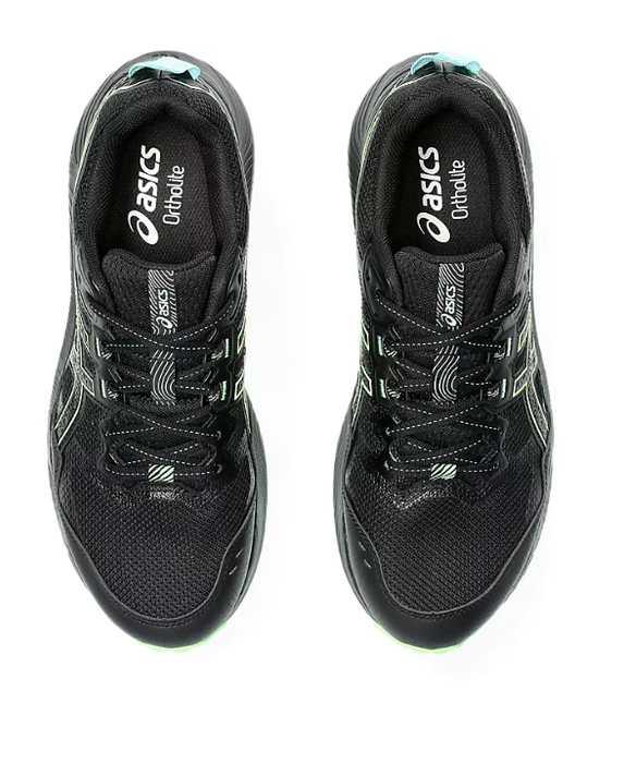 ASICS MENS GEL-SONOMA 7  BLACK / ILLUMINATE GREEN [SZ:8]