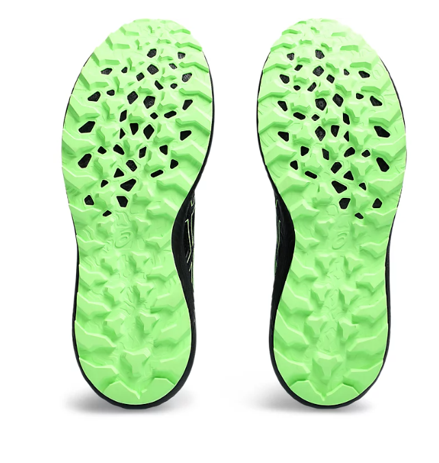 ASICS MENS GEL-SONOMA 7  BLACK / ILLUMINATE GREEN [SZ:8]