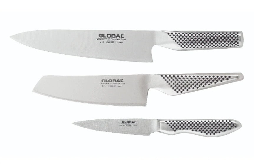 GLOBAL 40TH ANN 3PC KNIFE SET