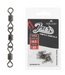MIKADO JAWS TRIPLE SWIVELS XL 35KG 5PC