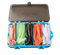 INSALT SOFTCORE SOFT PLASTIC LURES 63PC (DBL SIDED)