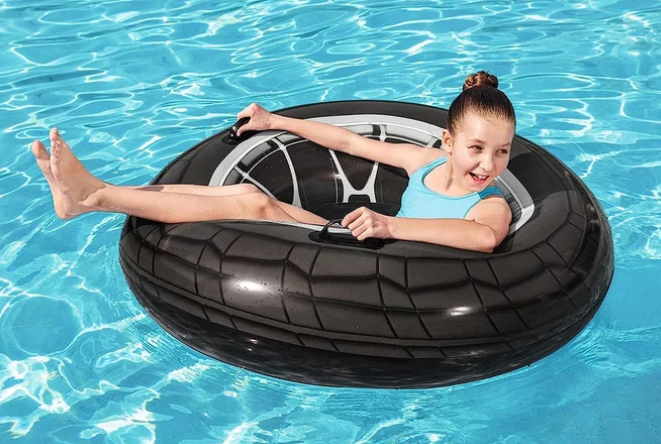 INFLATABLE RIDER HIGH VELOCITY TUBE