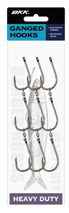 BKK GANGED HOOKS HEAVY DUTY [SZ:4/0]