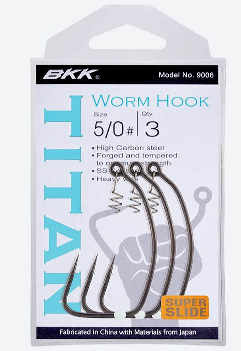 BKK TITAN WORM HOOK [SZ:3/0]