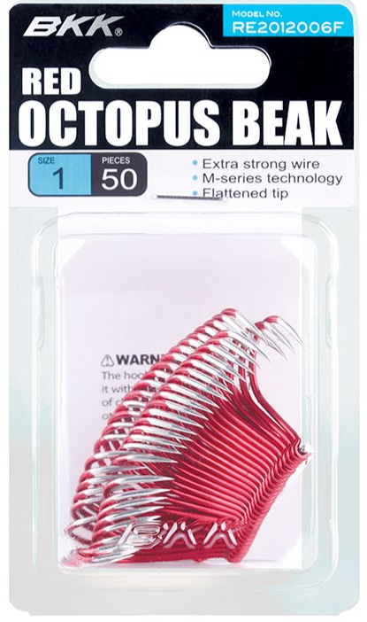 BKK RED OCTOPUS BEAK BULK 50 [SZ:6/0]