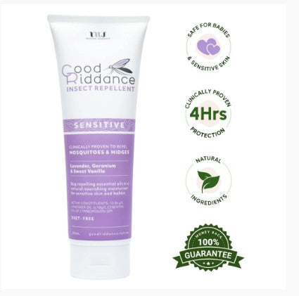 GOOD RIDDANCE TROPICAL INSECT REPELLENT SENSITIVE [SZC:100G]