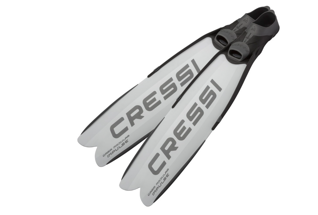 CRESSI GARA MODULAR IMPULSE FINS WHITE [SZ:36/37]