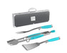 TOADFISH ULTIMATE GRILL SET CARRYING CASE TONGS-SPATULA-FORK