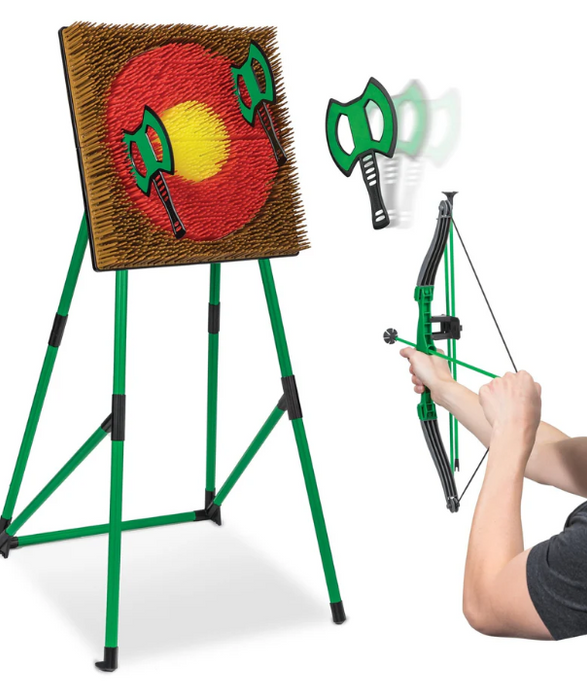 GO PLAY AXE THROW & ARCHERY SET