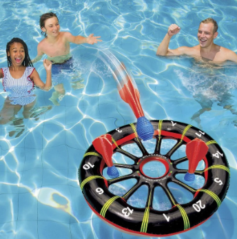 GO PLAY BULLSEYE SPLASH POOL DARTS