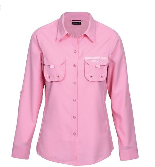 SHIMANO LADIES VENTED SHIRT PINK [SZC:8]
