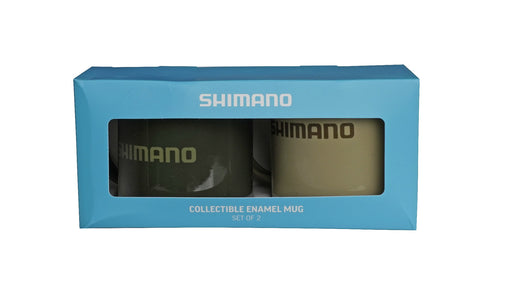 SHIMANO 2PC ENAMEL MUG PACK