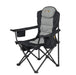 OZTRAIL BIG BOY ARM CHAIR - BLACK