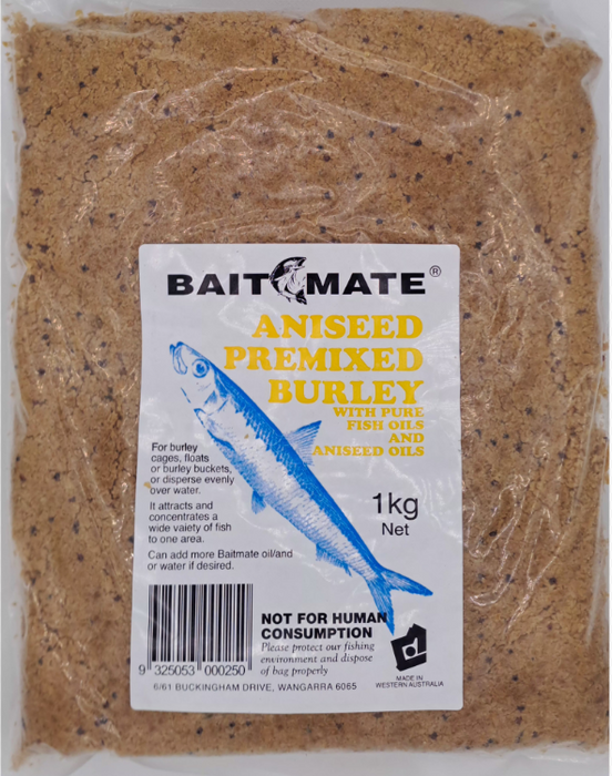BAITMATE ANISEED PREMIXED BURLEY WITH OILS 1KG