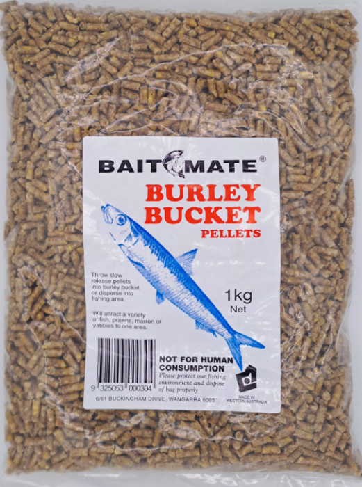 BAITMATE BURLEY BUCKET PELLETS 1KG