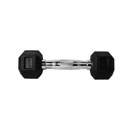 RINGMASTER HEX RUBBER DUMBBELL [WT:1KG]