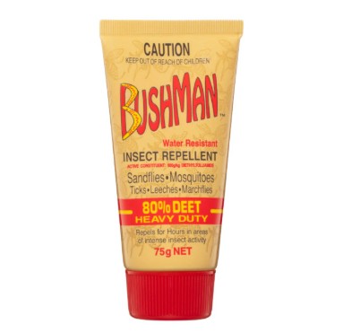 BUSHMAN REPELLENT ULTRA GEL 80% DEET WITH NO SUNSCREEN 75G 