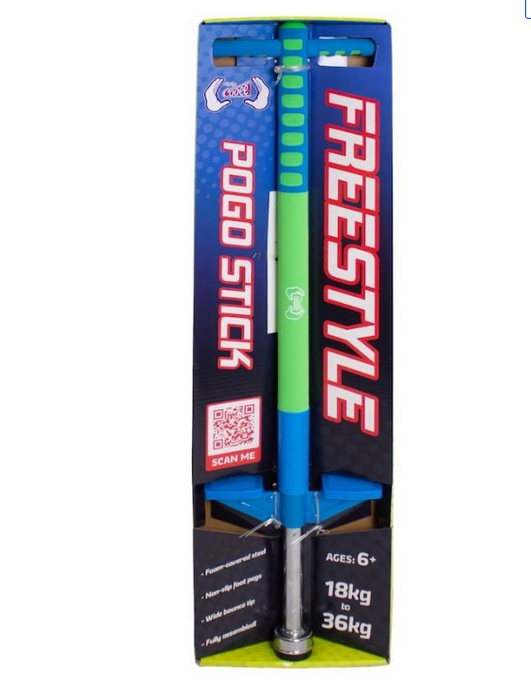 FEESTYLE POGO STICK COLOUR:BLUE/GREEN