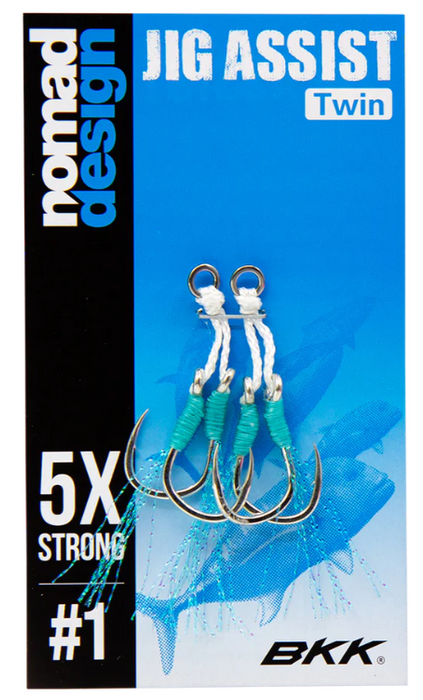 NOMAD JIGGING ASSIST HOOK [SZ:#1 TWIN]