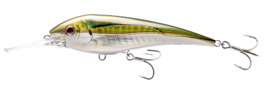NOMAD DTX MINNOW SHALLOW FLOATING 145 [CLR:OLIVE BLACK SHAD]