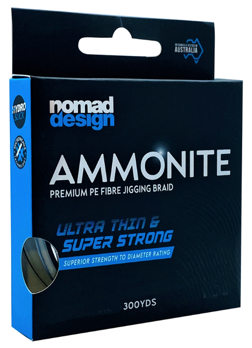 NOMAD AMMONITE MULTICOLOUR JIGGING BRAID [LG:300YDS WT:PE2]